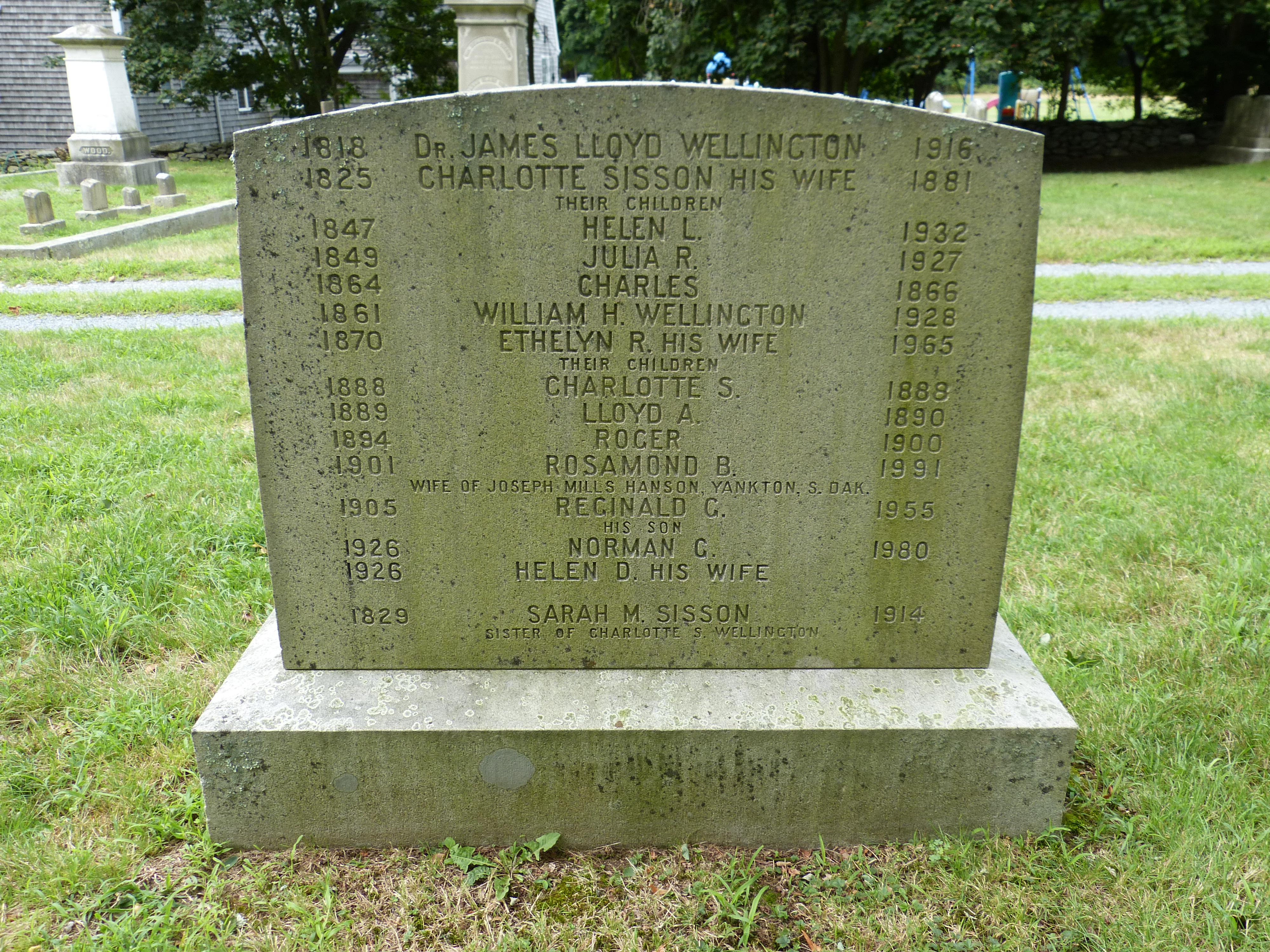 Wellington Gravesite
