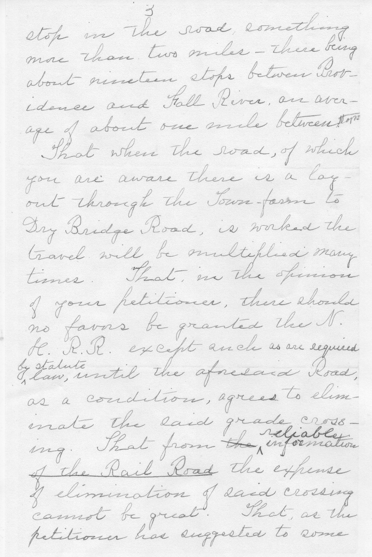 1910 Bowen Letter to Town of Warren